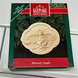 Vintage 1991 Hallmark Keepsake Christmas Ornament Heavenly Angels #1 Series NOS